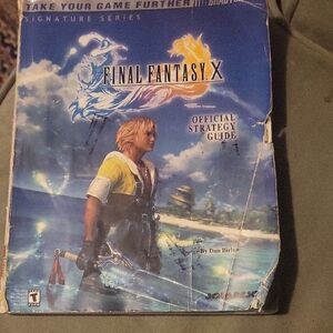 Final Fantasy X Official Strategy Guide - Blue Cover